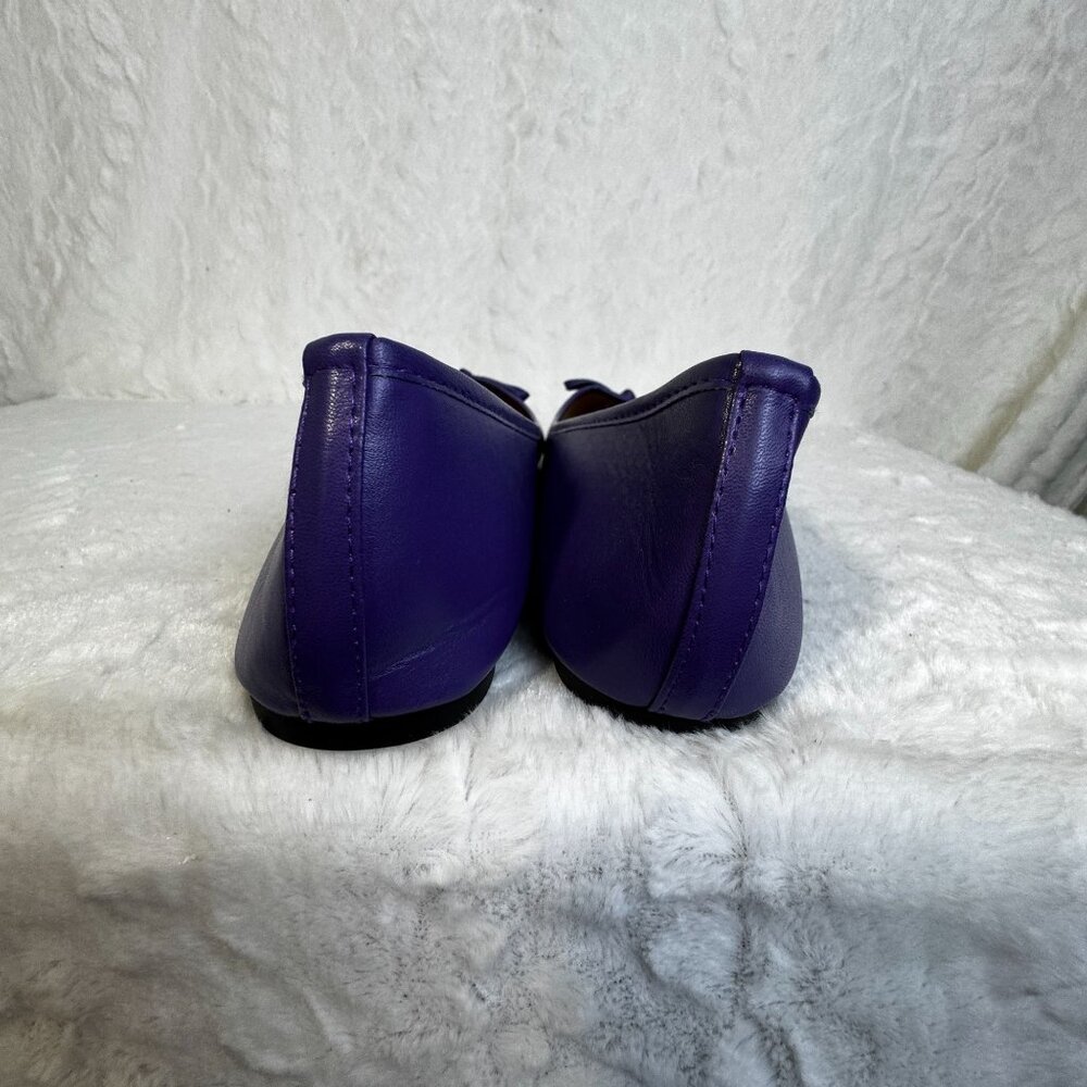 Shoes8teen Womens Ballerina Ballet Flats Shoes 8500 Navy - Picture 4 of 6